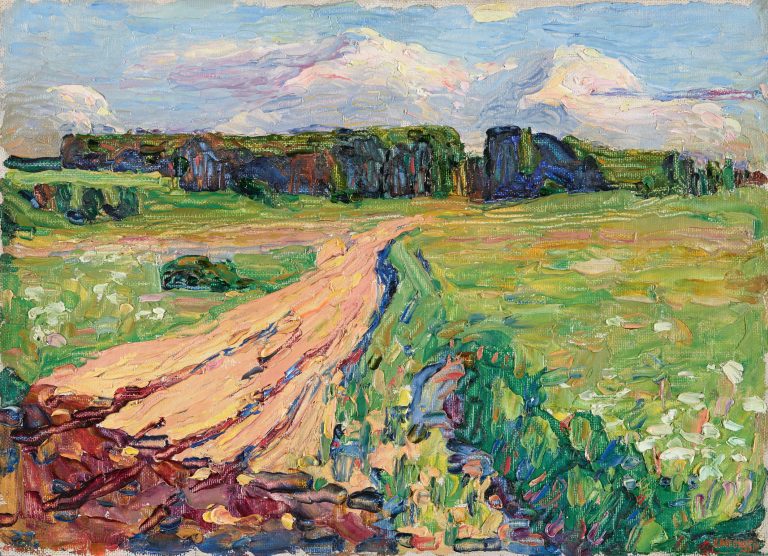 VASSILY KANDINSKY, Planegg 1 – Landschaft bei München, Privatsammlung, San Francisco, USA